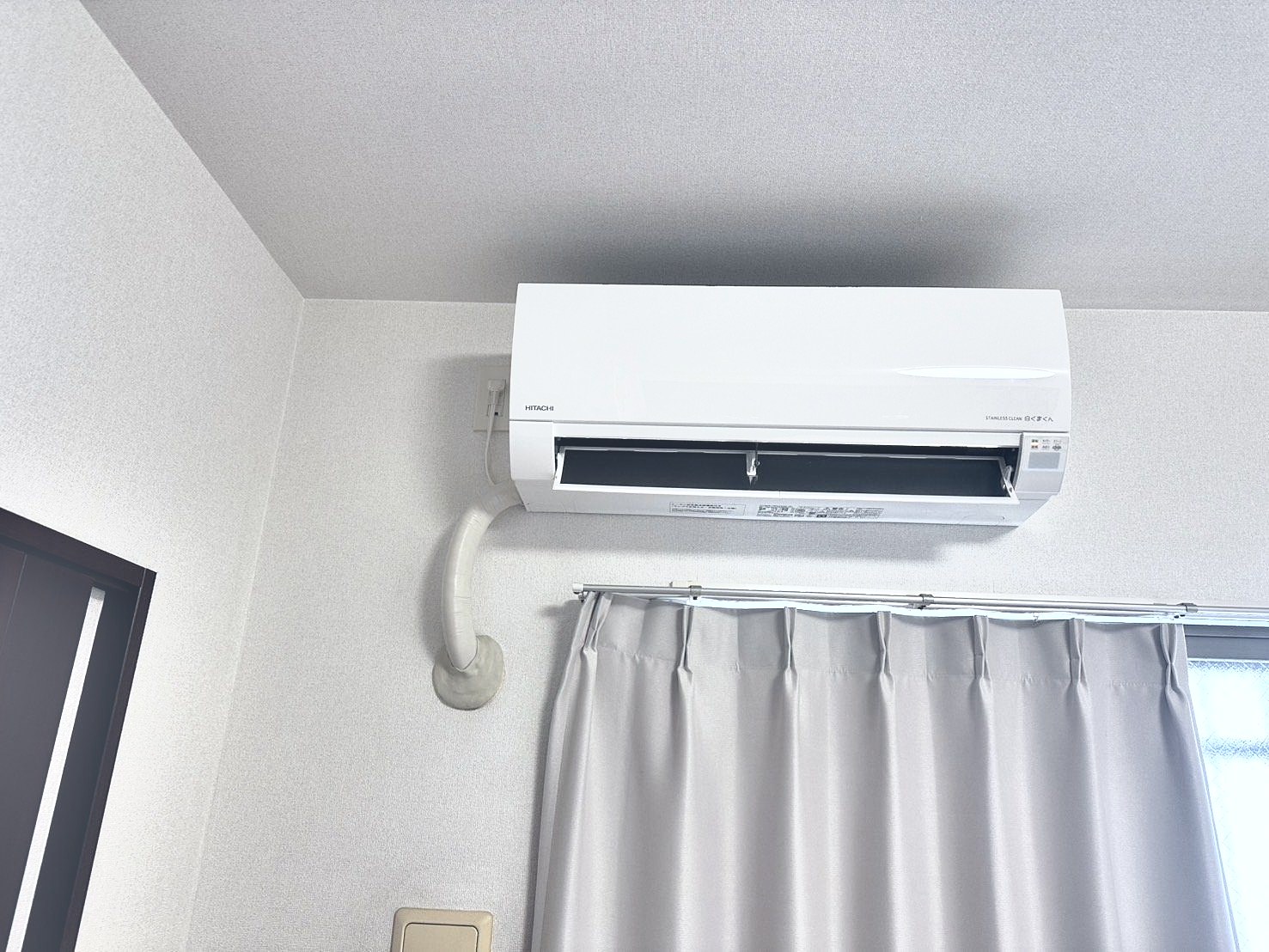 取付を終えた室内機
